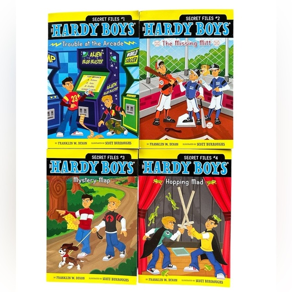 NEW “The Hardy Boys” Children’s Novel Books 1-4 - Picture 1 of 7